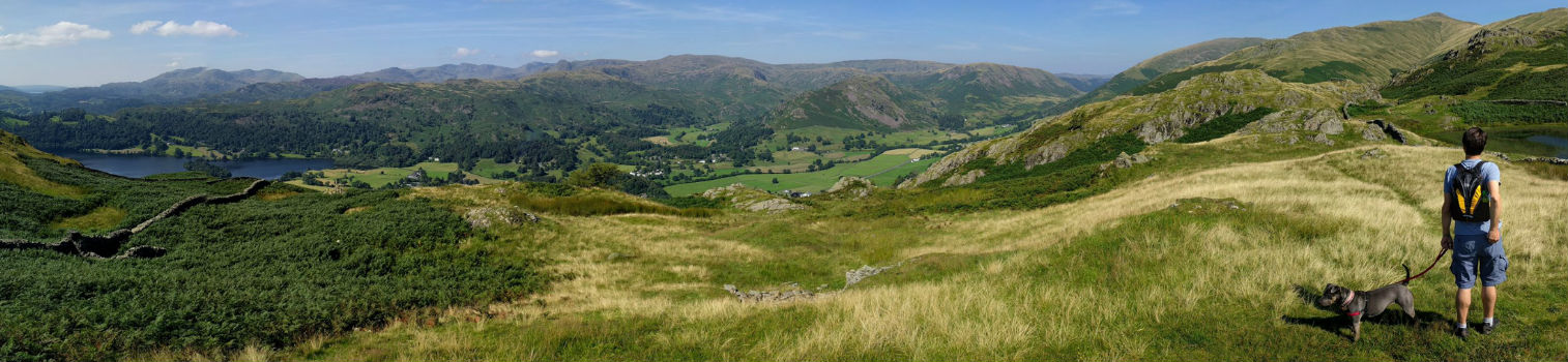 Walking my dog in the Lake District